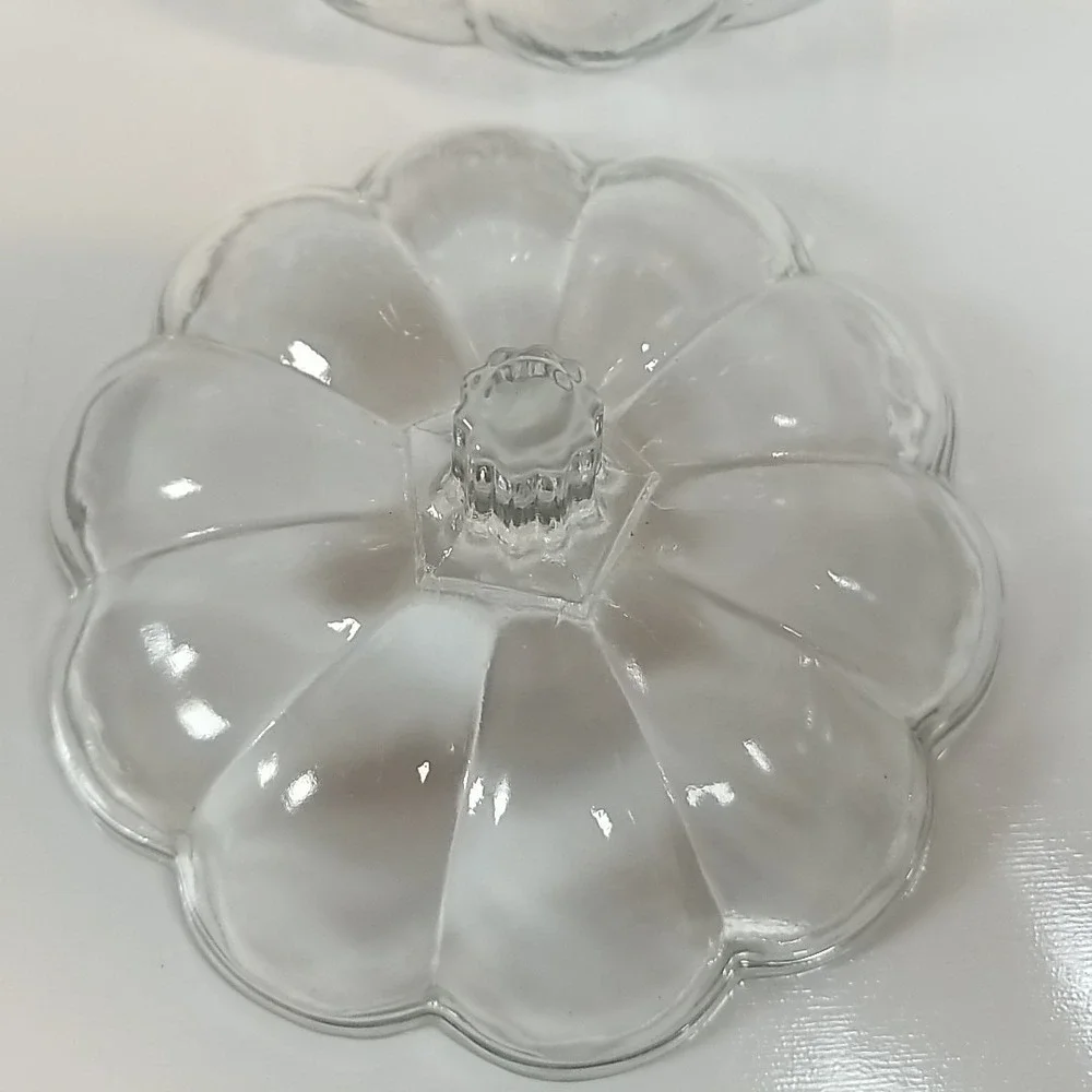 Jar with Lid Clear Glass Pumpkin Shape 70 oz. Anchor Hocking
